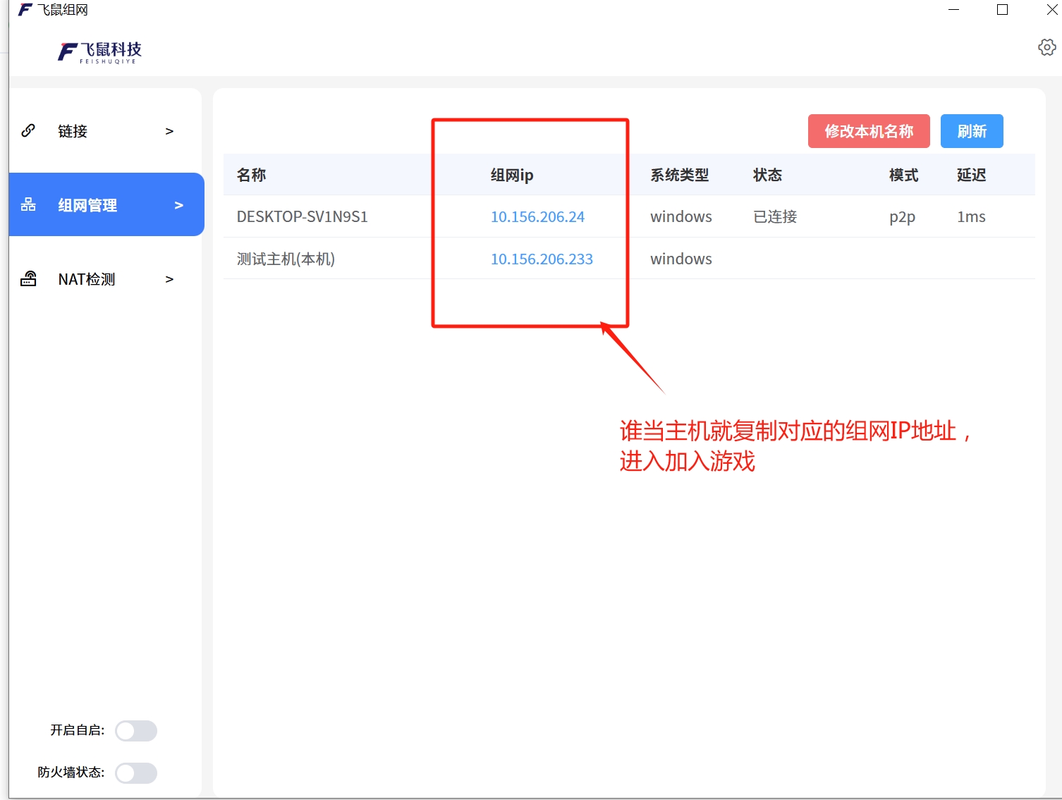 加入游戏-复制IP